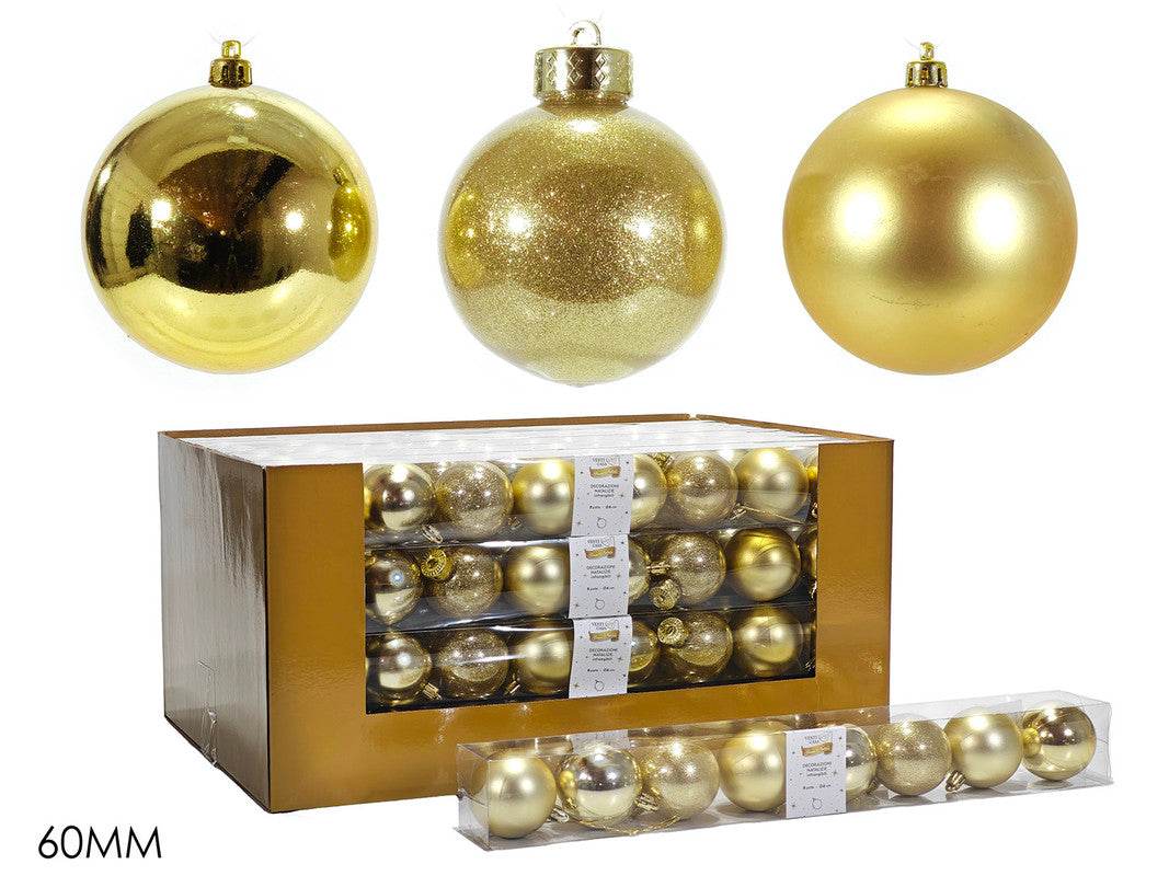 SET 8 PALLE 60 MM ORO MIX
