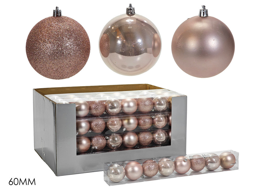 SET 8 PALLE 60 MM ROSA MIX