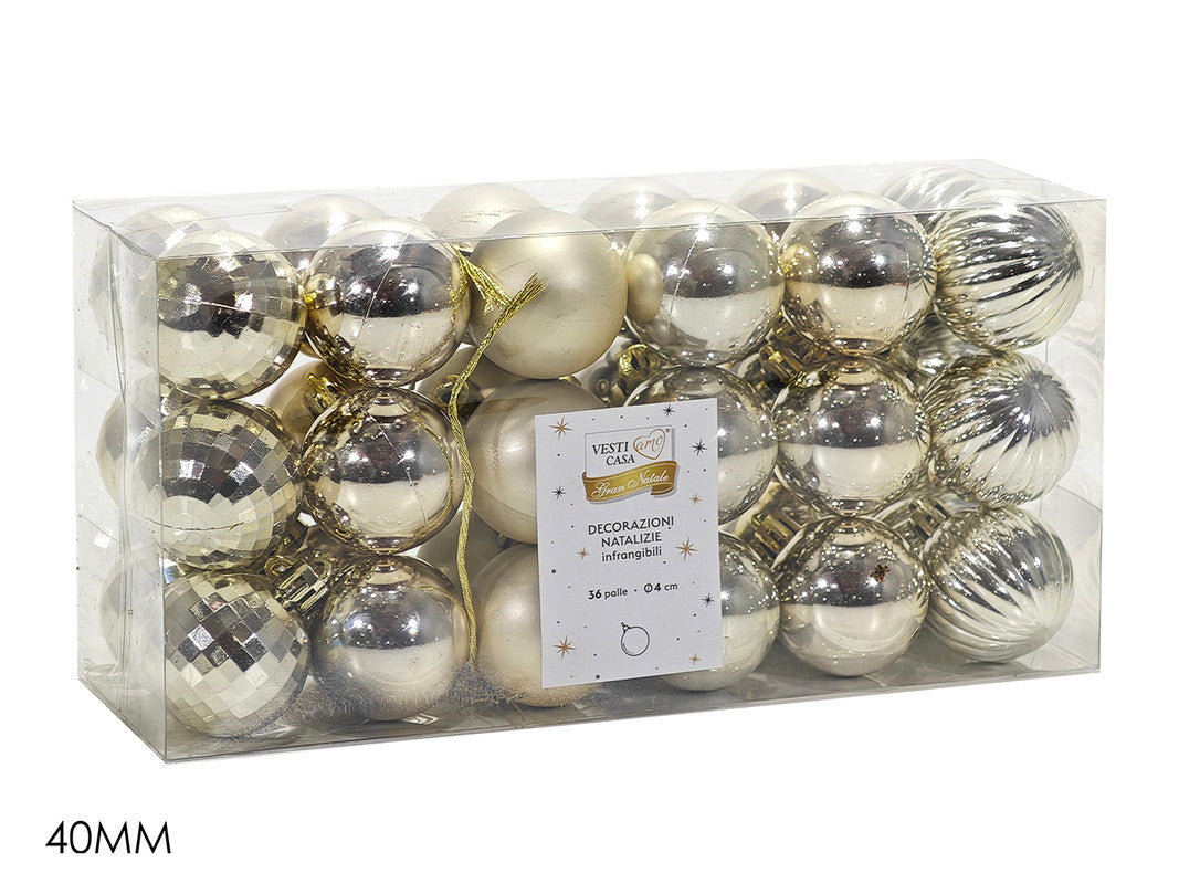 SET 36 PALLE 40MM CHAMP. MIX