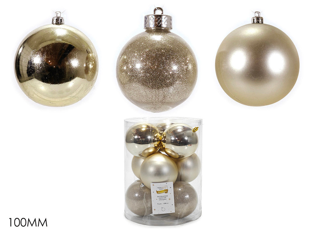 SET 9 PALLE 100MM CHAMP. MIX