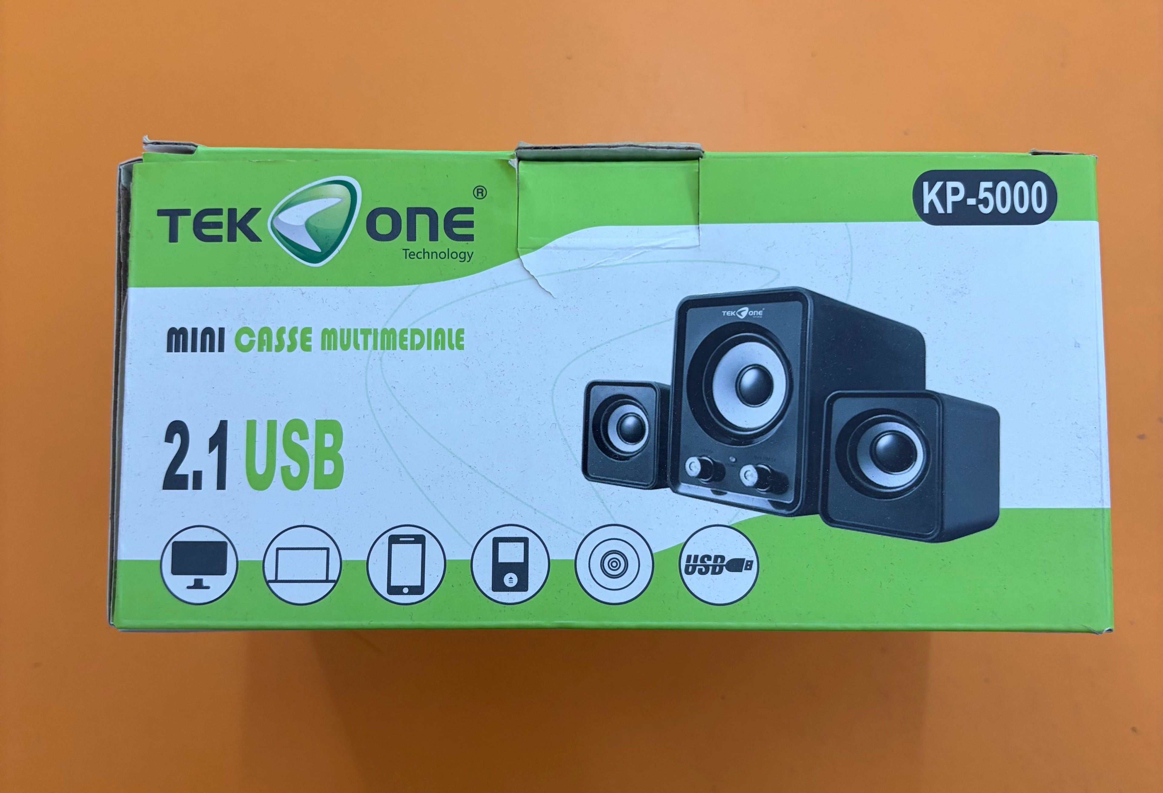 Tekone Mini casse multimediale KP-5000 (Nero