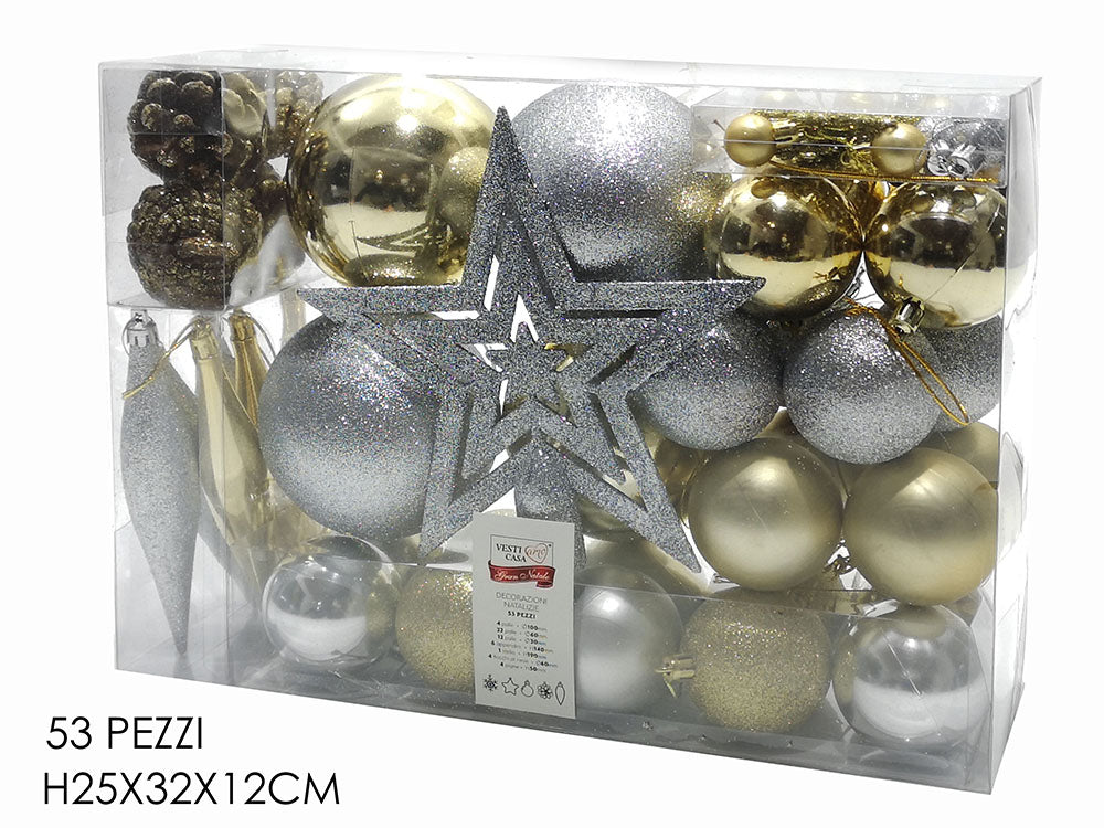SET 53PZ DEC. NAT. ORO/SILVER