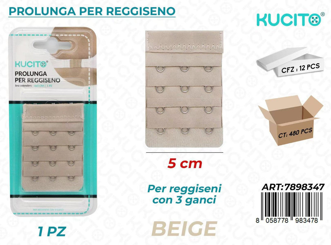 PROLUNGA REGGISENO BEIGE 3G. 5CM