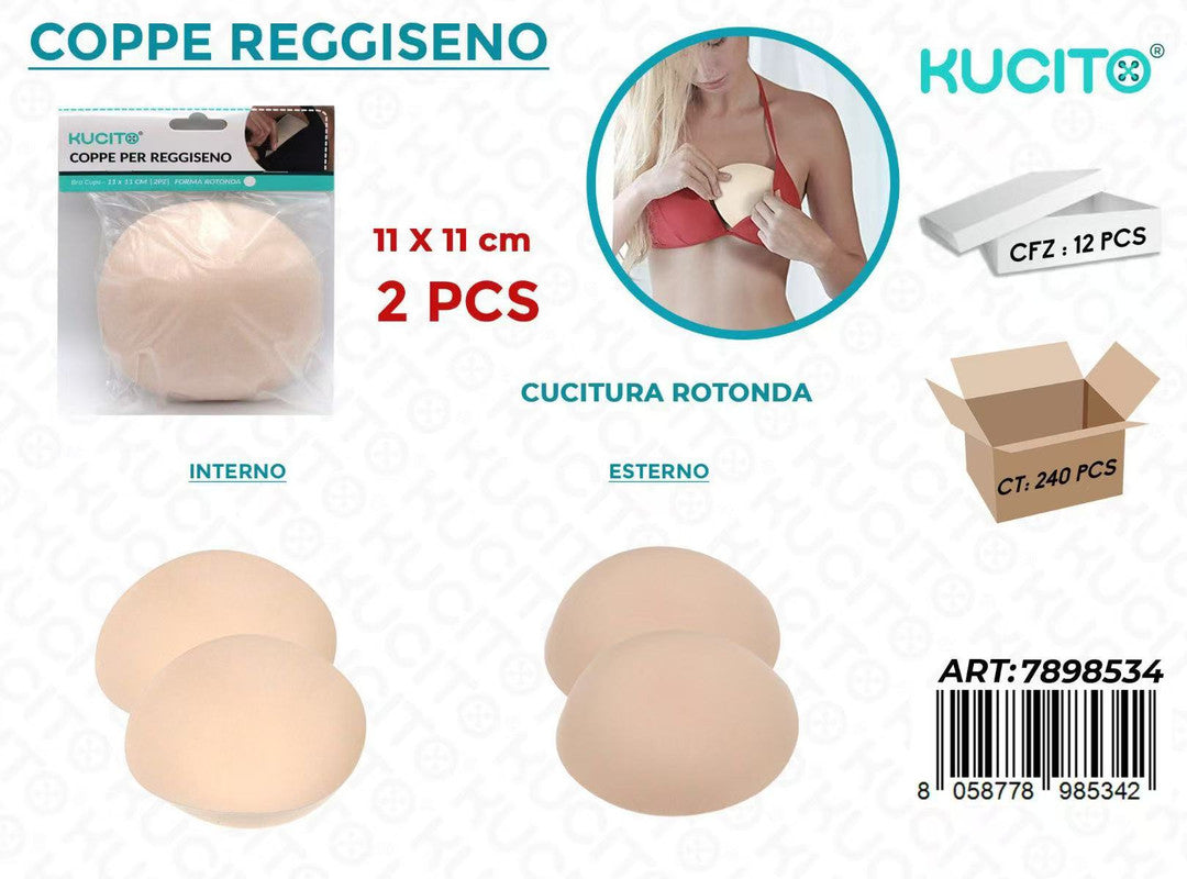 COPPE PER REGGISENO BEIGE 2PCS 11*11CM