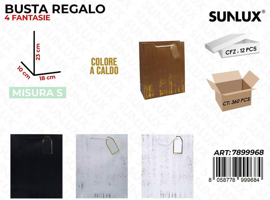 BUSTE REGALO COL. CALDO 18*23*10CM