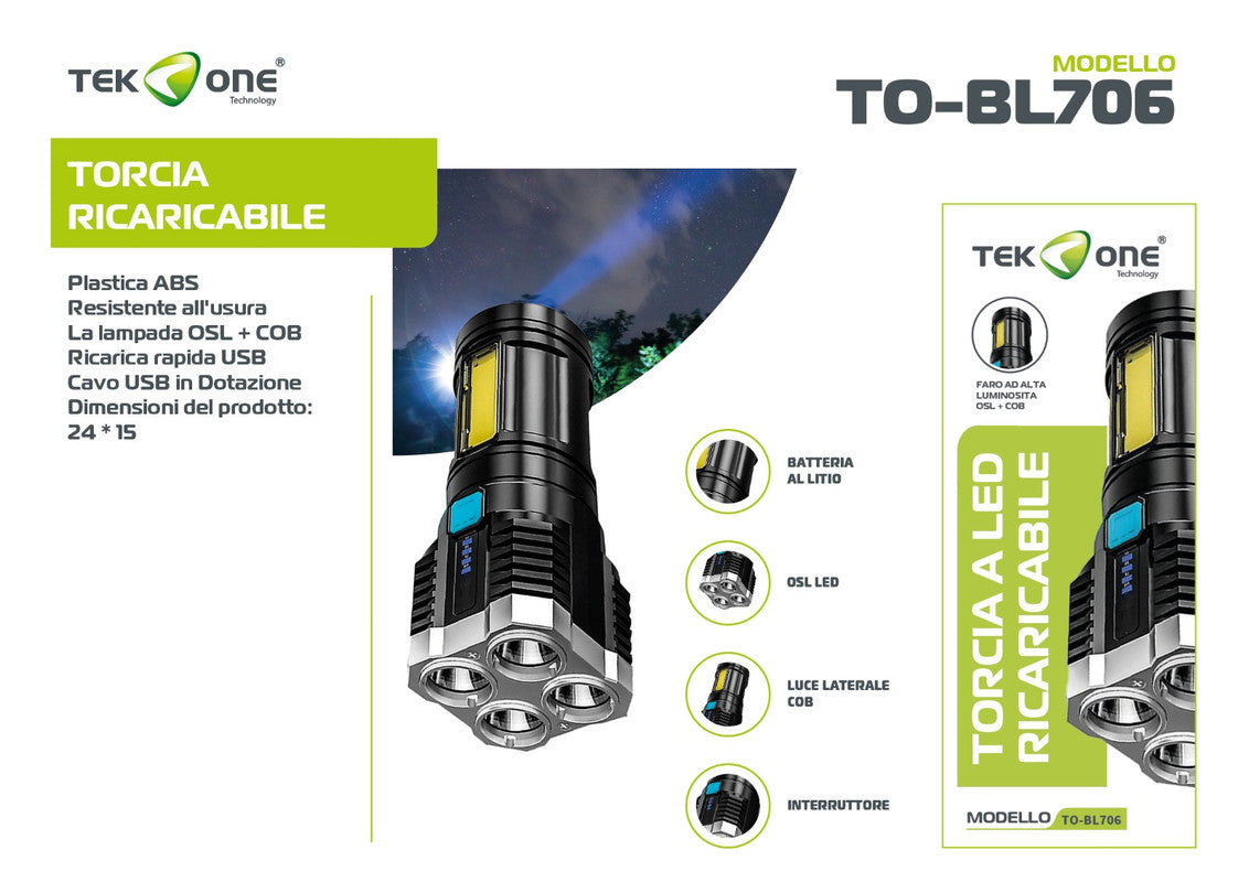 TORCIA RICARICABILE