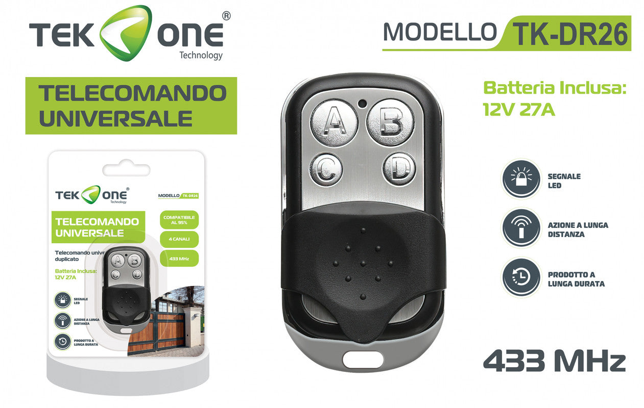 TELECOMANDO UNIVERSALE PER CANCELLO