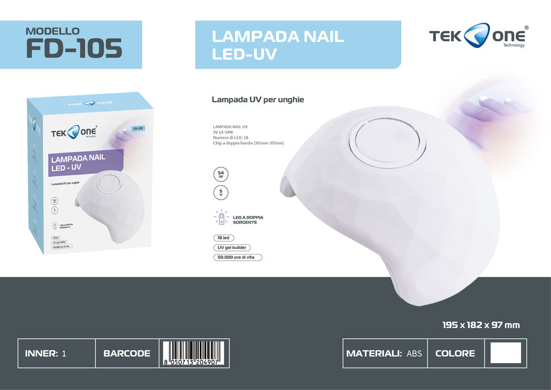 LAMPADA UV PER UNGHIE