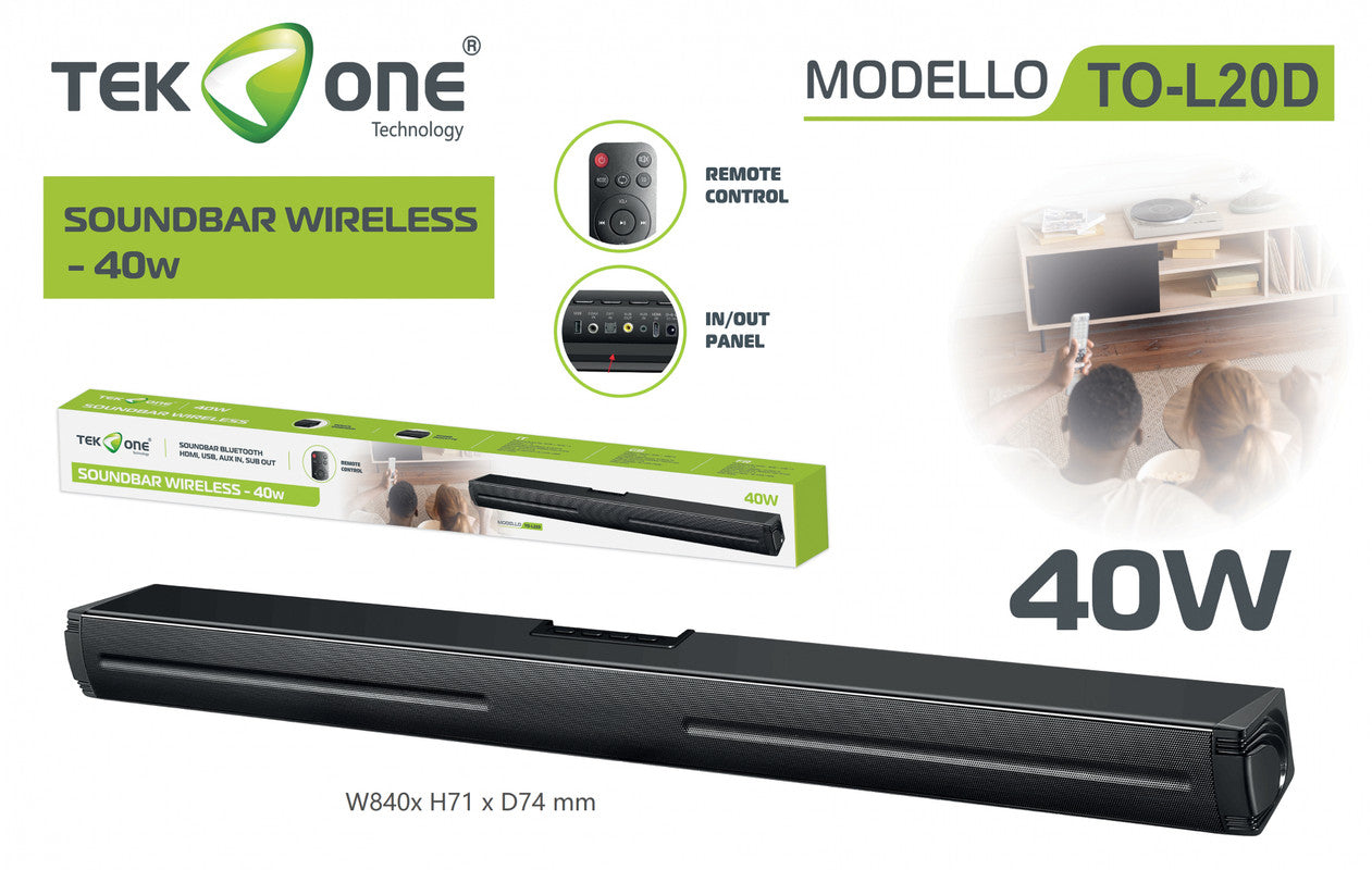 SOUNDBAR WIRELESS-40W