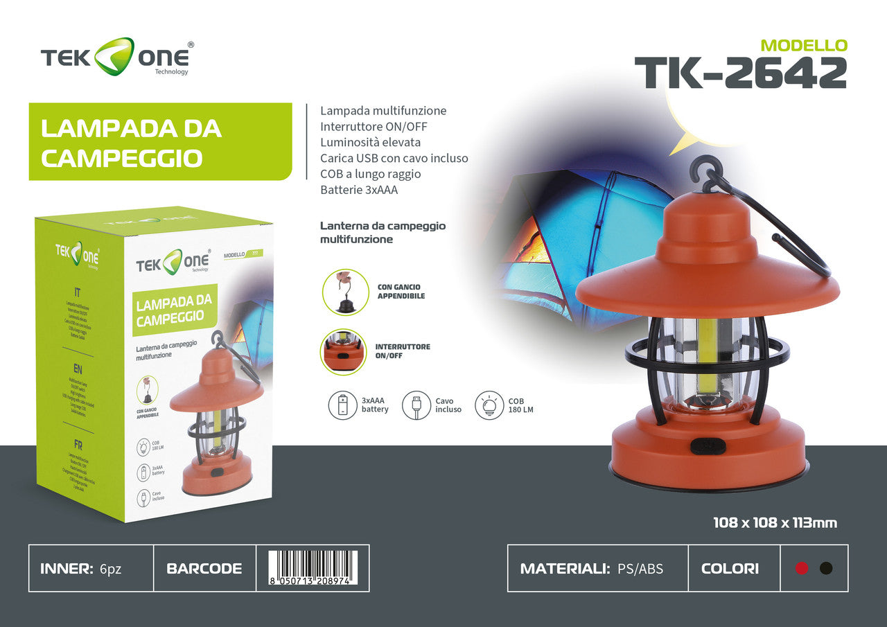 LAMPADA DA CAMPEGGIO