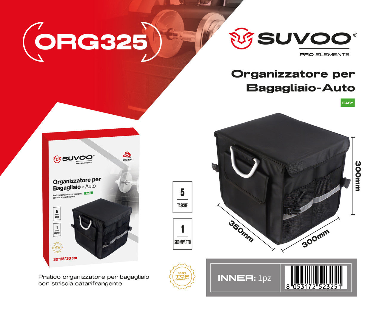 ORGANIZZATORE PER BAGAGLIAIO