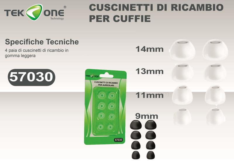 CUSCINETTI DI RICAMBIO PER CUFFIE