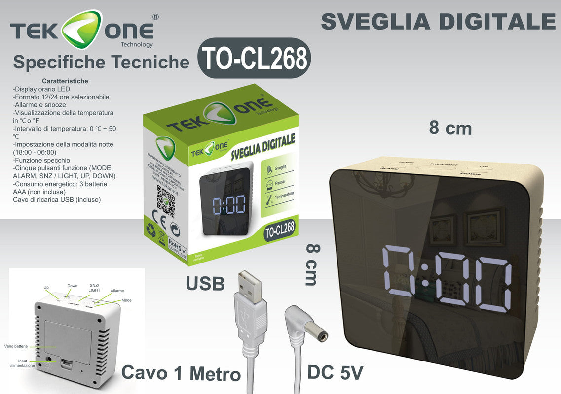 SVEGLIA DIGITALE TOCL268