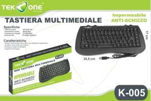 -MINI TASTIERA ERGONOMICA