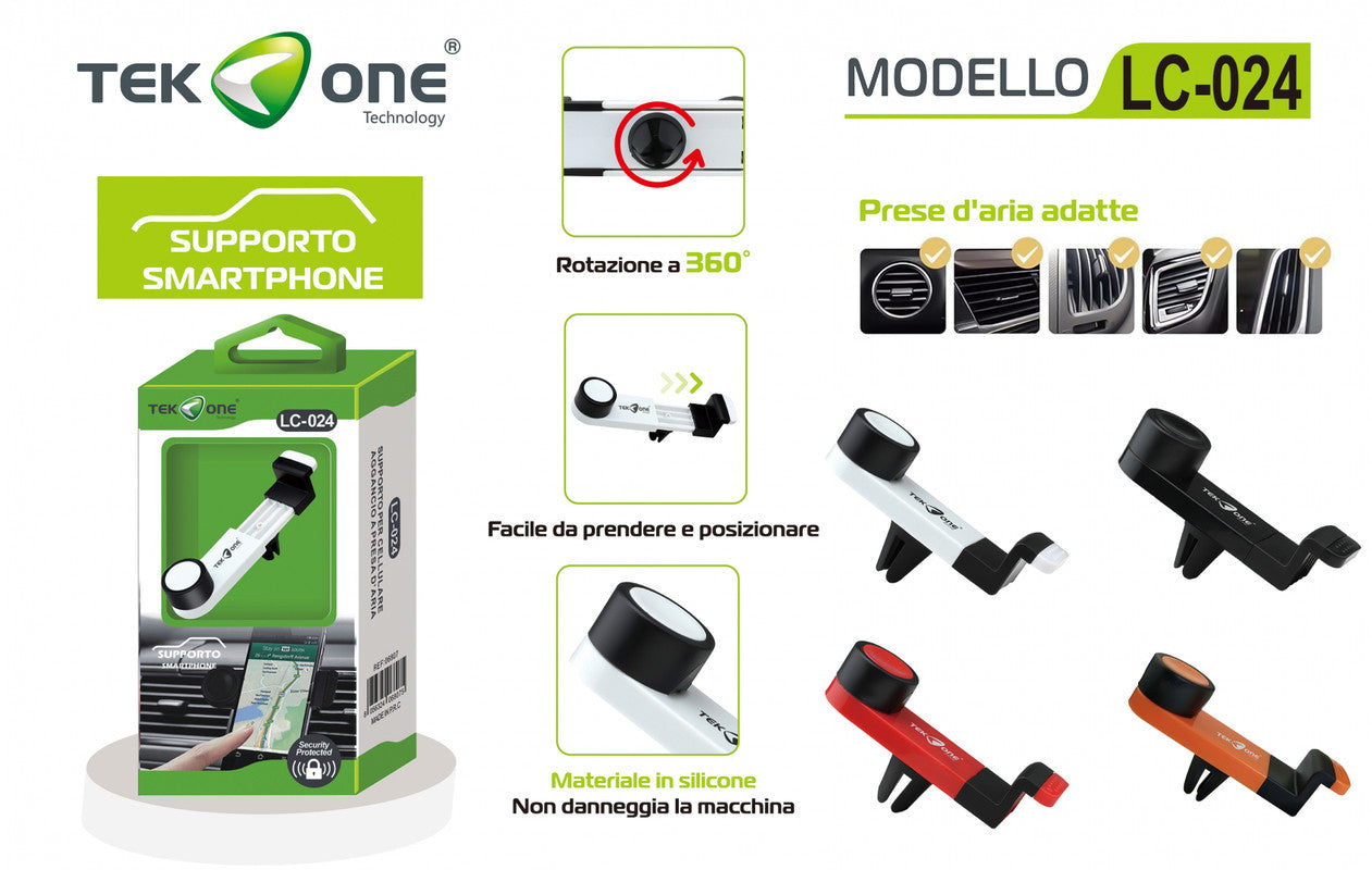 SUPPORTO SMARTPHONE A PRESA D''ARIA