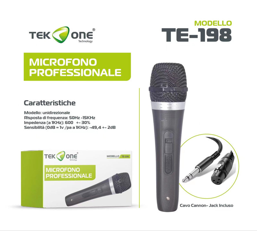 MICROFONO PROFESSIONALE T198