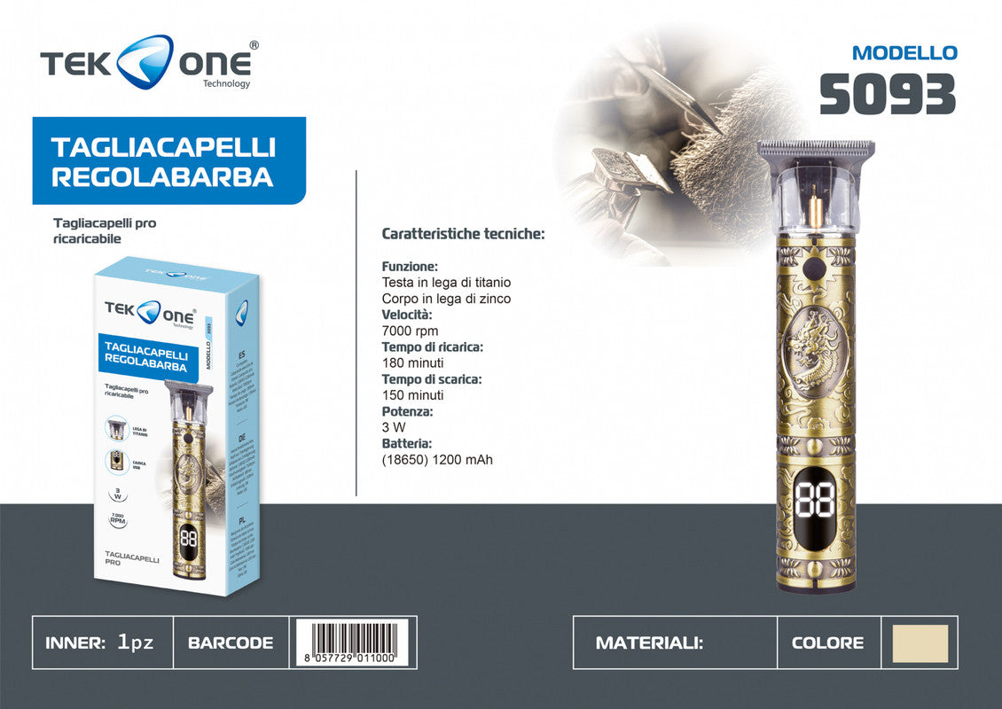 TAGLIACAPELLI REGOLABARBA