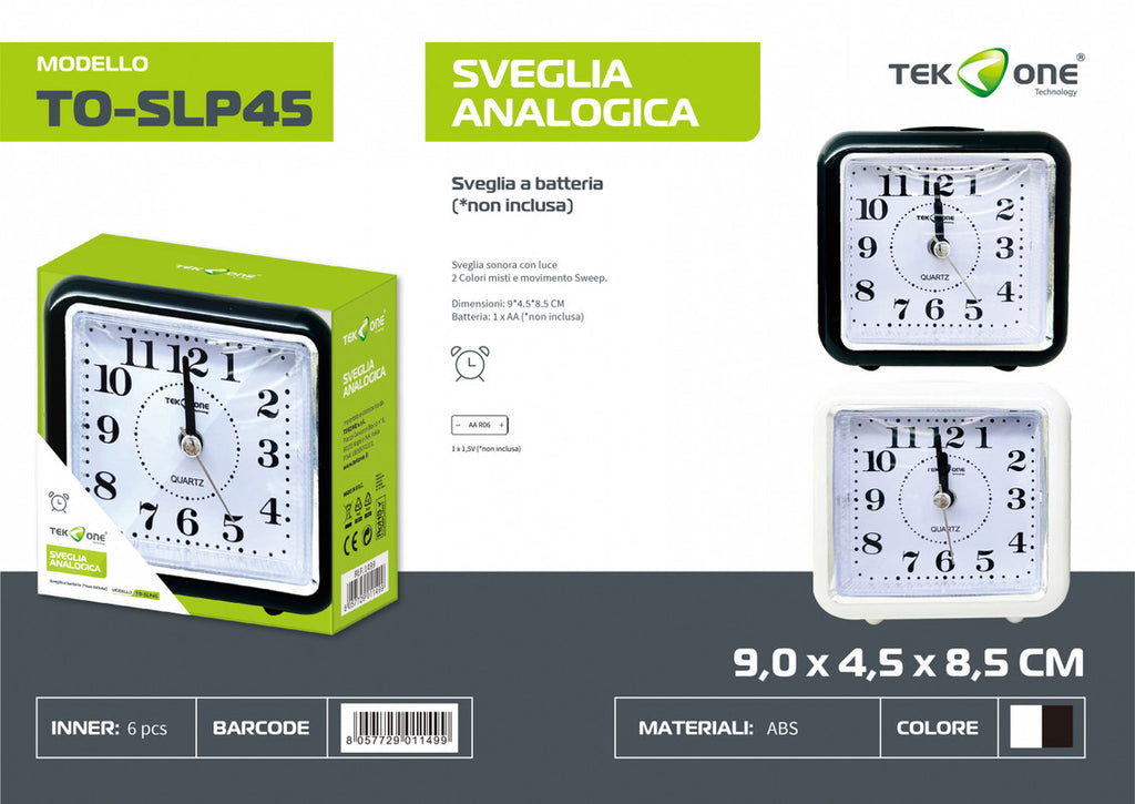 SVEGLIA ANALOGICA