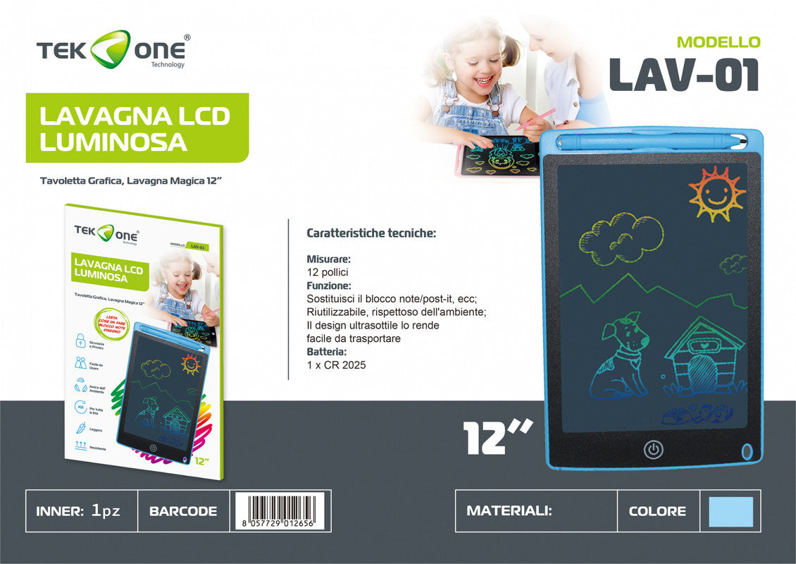 LAVAGNA DIGITALE 12 POLLICI