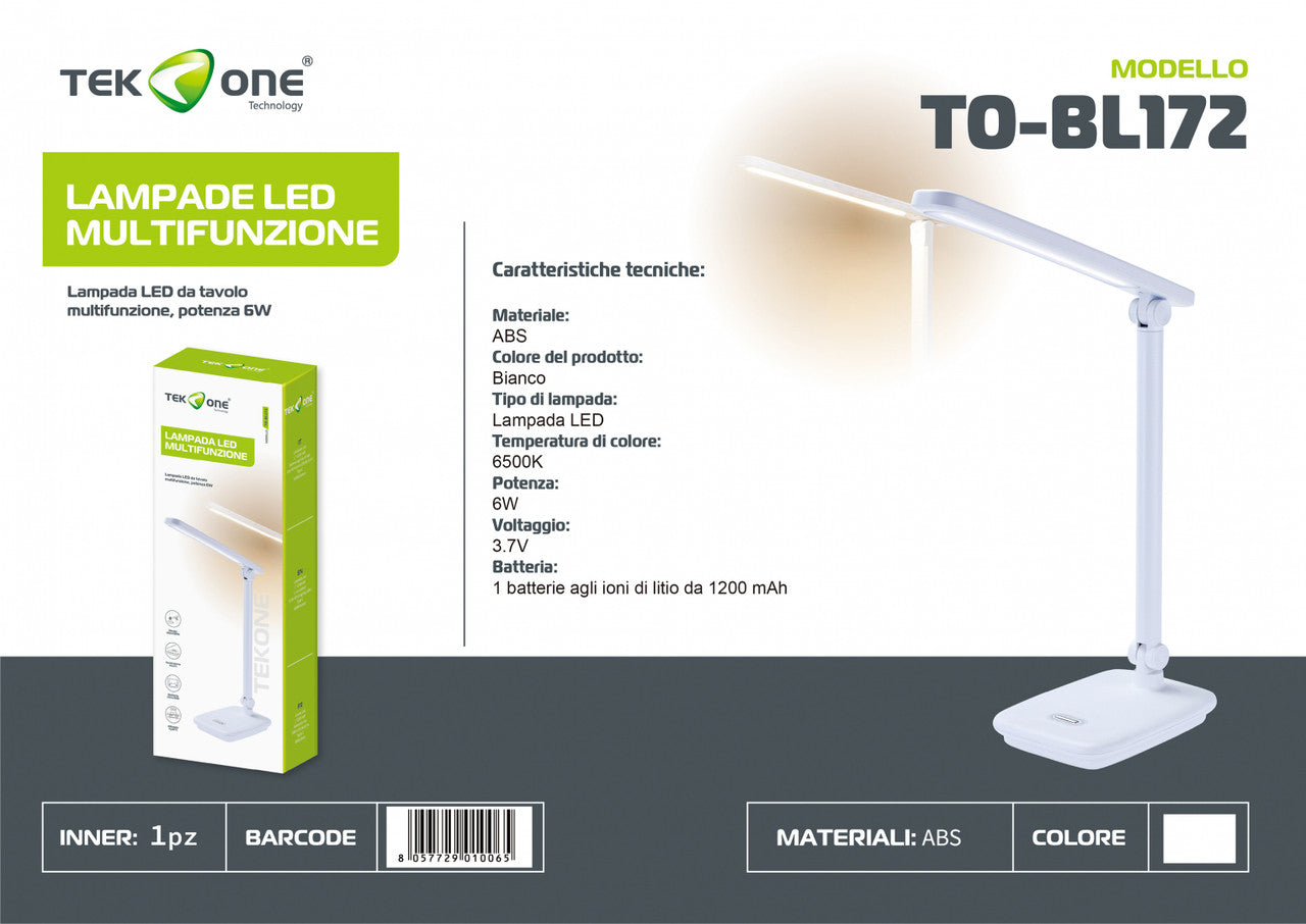 LAMPADA LED MULTIFUNZIONE