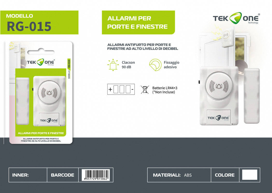 ALLARME PER PORTE E FINESTRE A CONTATTO MAGNETICO