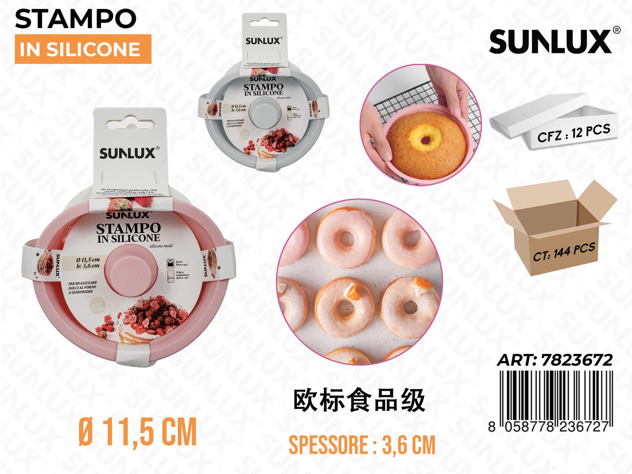 STAMPI IN SILICONE C/ BUCO D.11.5*3.6CM