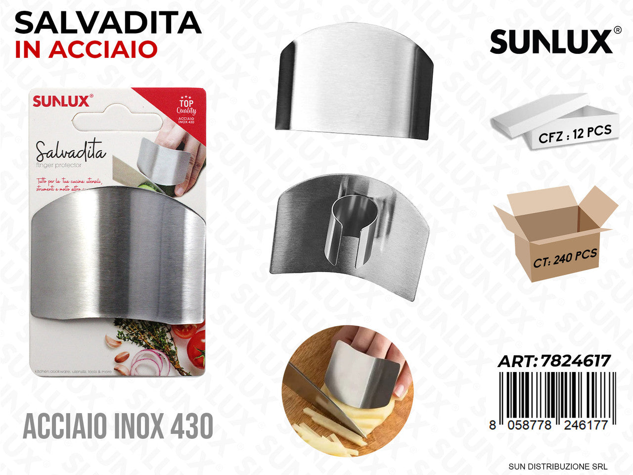SALVADITO IN ACCIAIO INOX 430