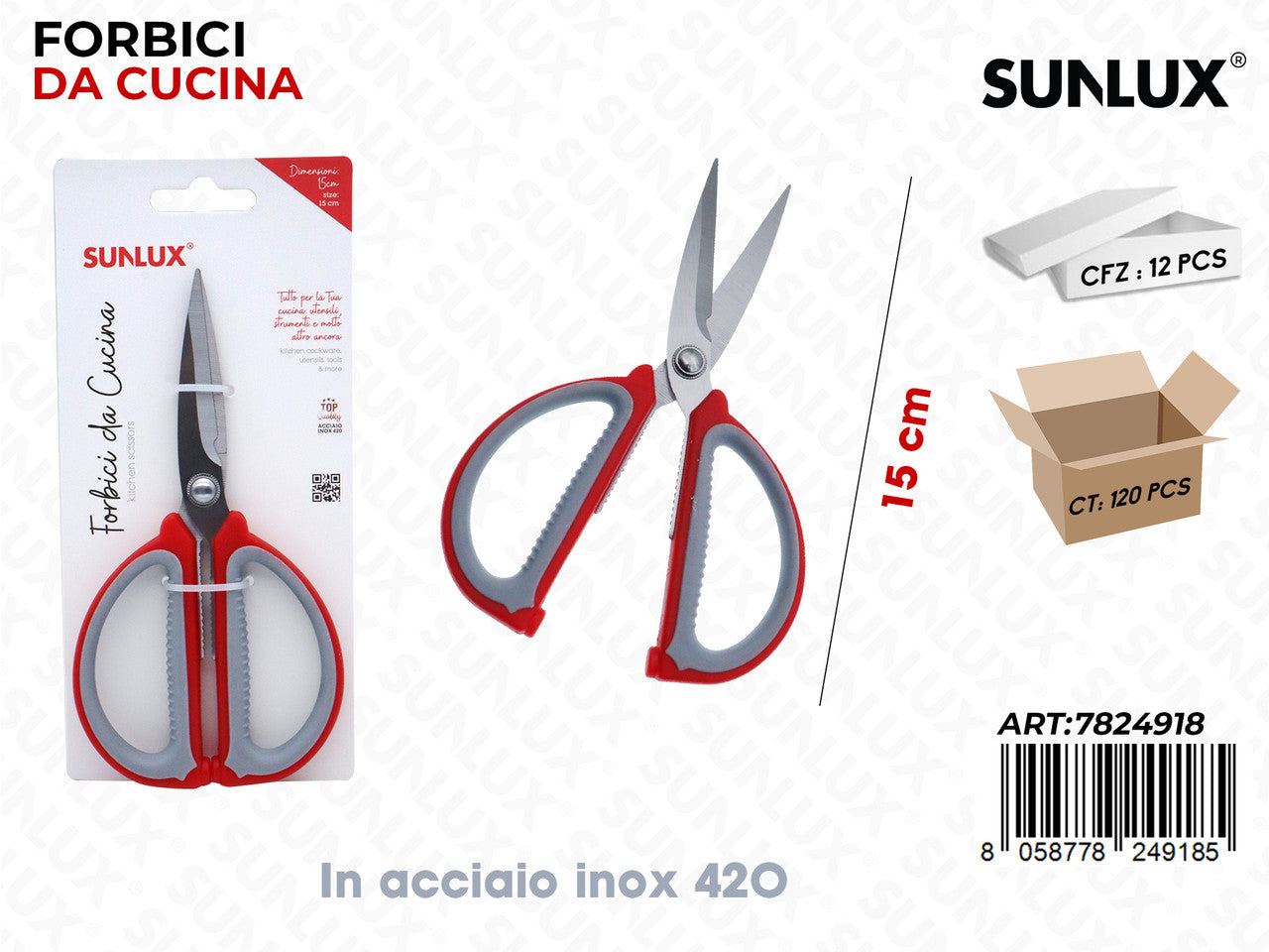 FORBICI DA CUCINA ACC.420 15CM