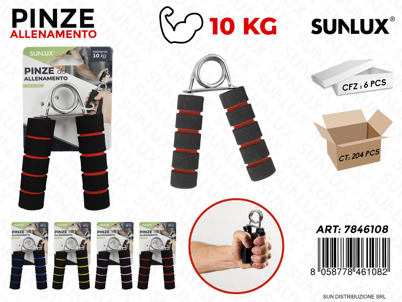 PINZE DA ALLENAMENTO 10KG COL. ASS.