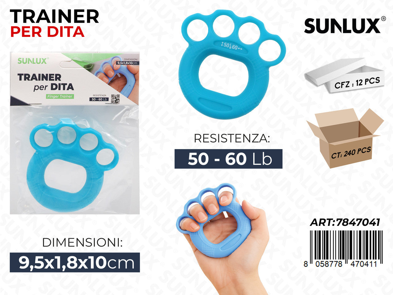 SUNLUX TRAINER DITA 50-60LB 9.5*1.8*10CM