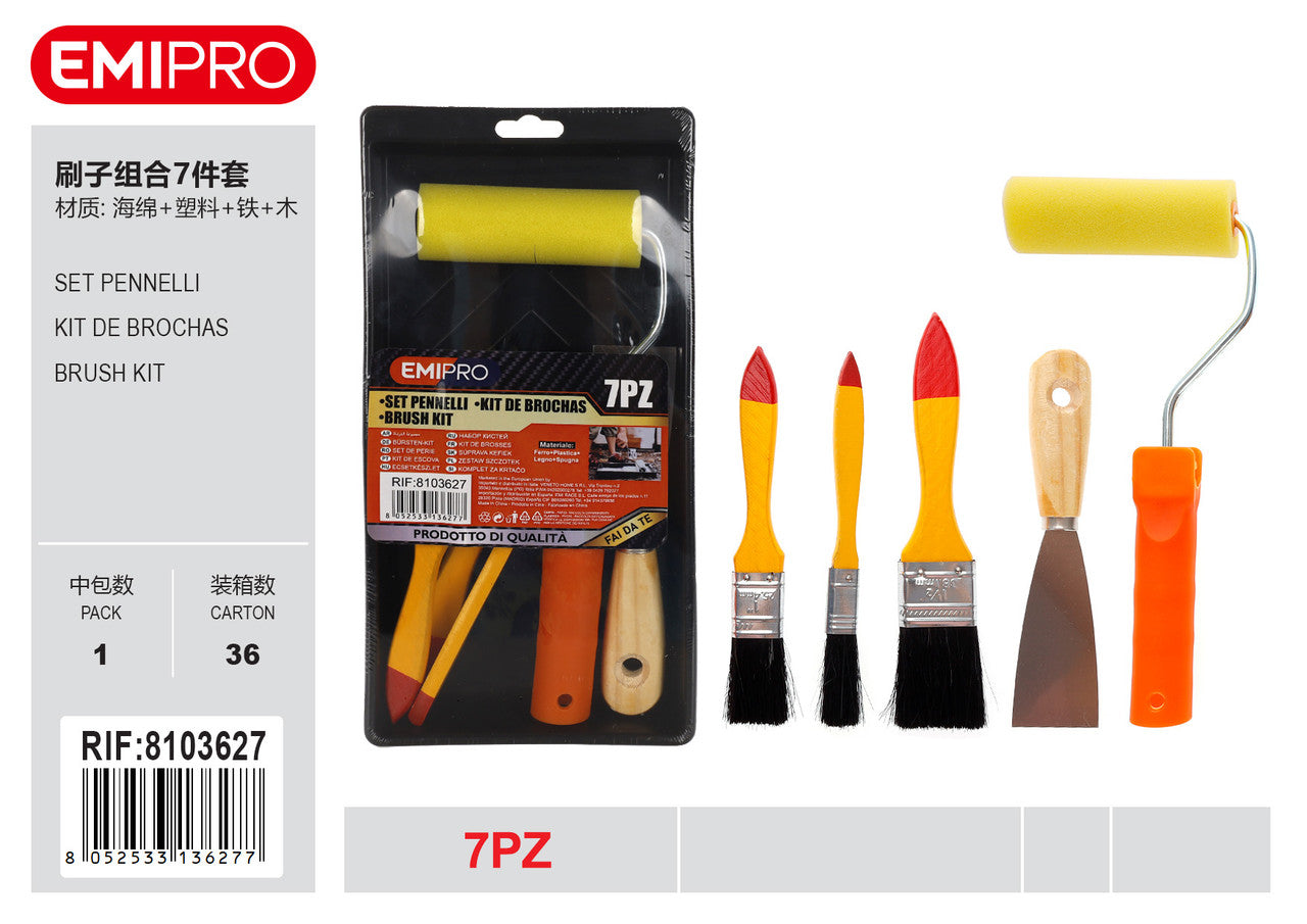 Emi SET PENNELLI 7PCS