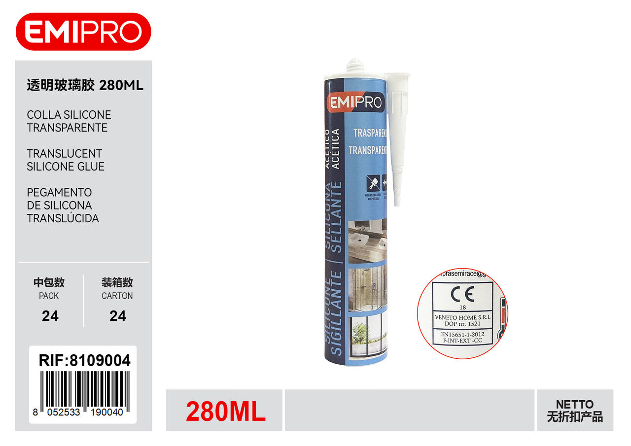 Emi COLLA SILICONE TRANSPARENTE 280ML