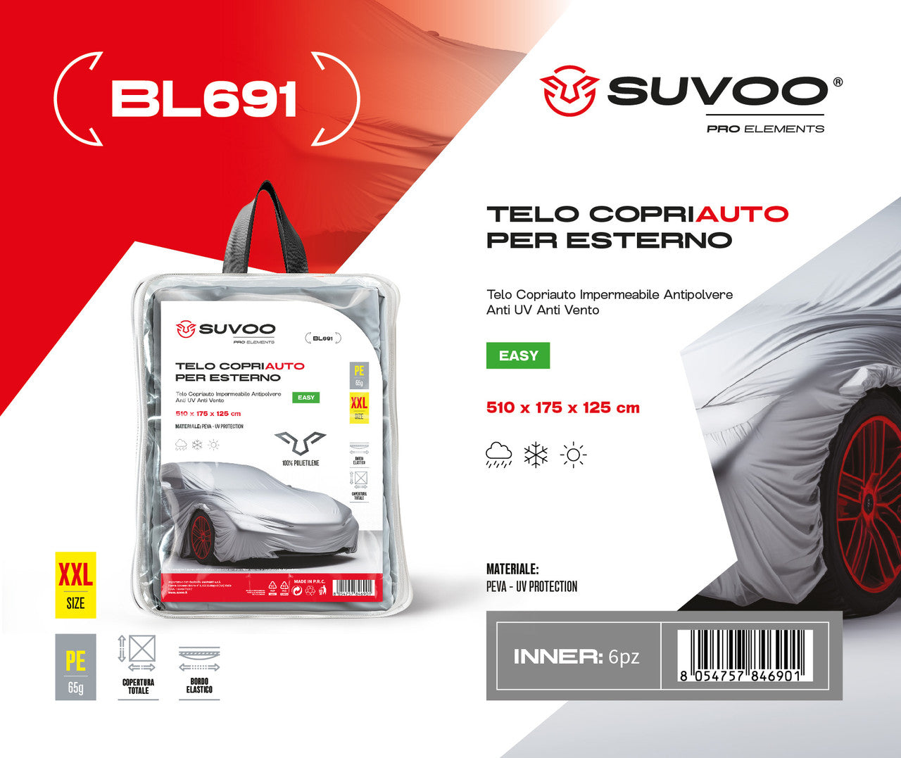 COPRIAUTO XXL PE65G