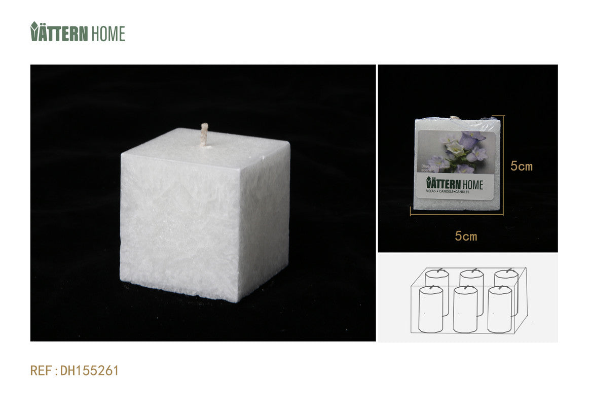 Candela Profumata Cubica – Fragranza Fiorita