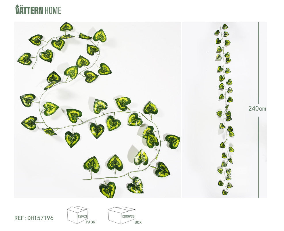 Ghirlanda Decorativa Foglie a Cuore