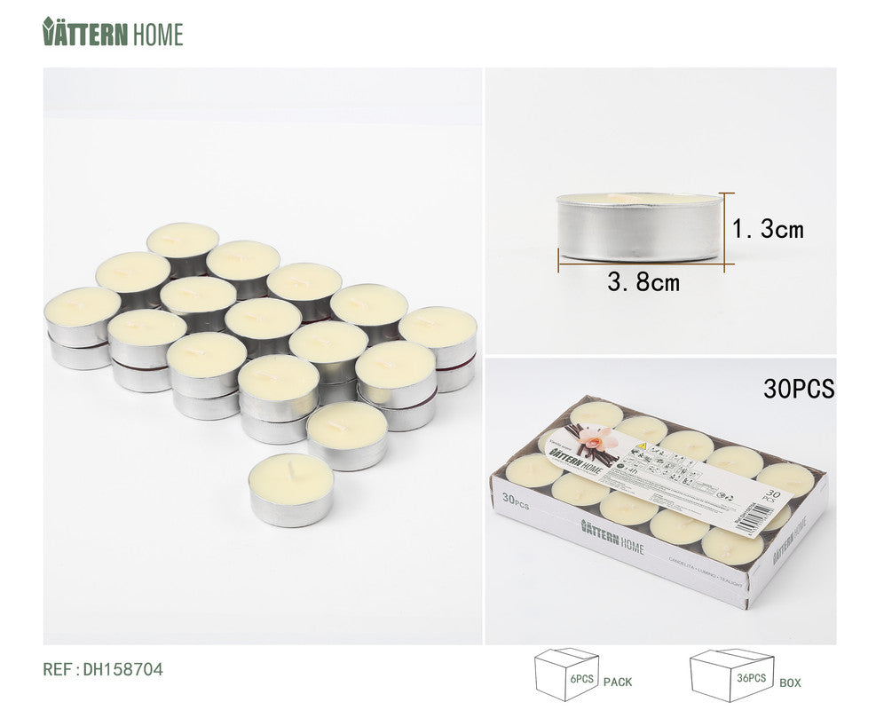 Candeline Tealight – Classiche in Alluminio