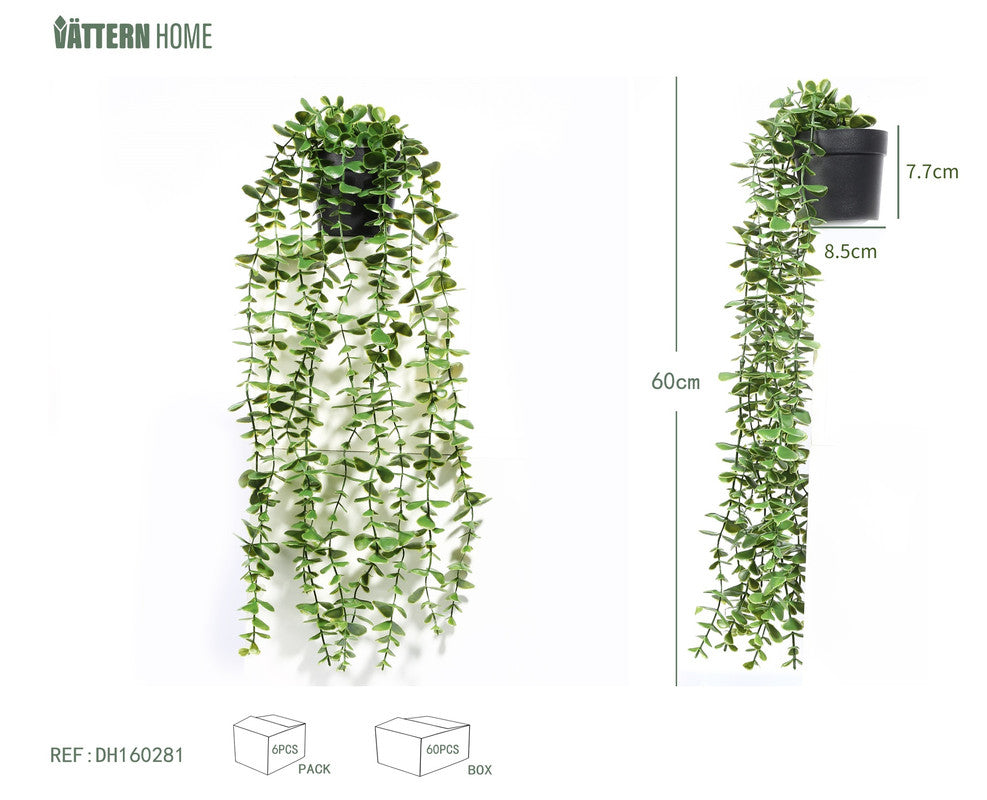 Pianta Artificiale Pendente in Vaso