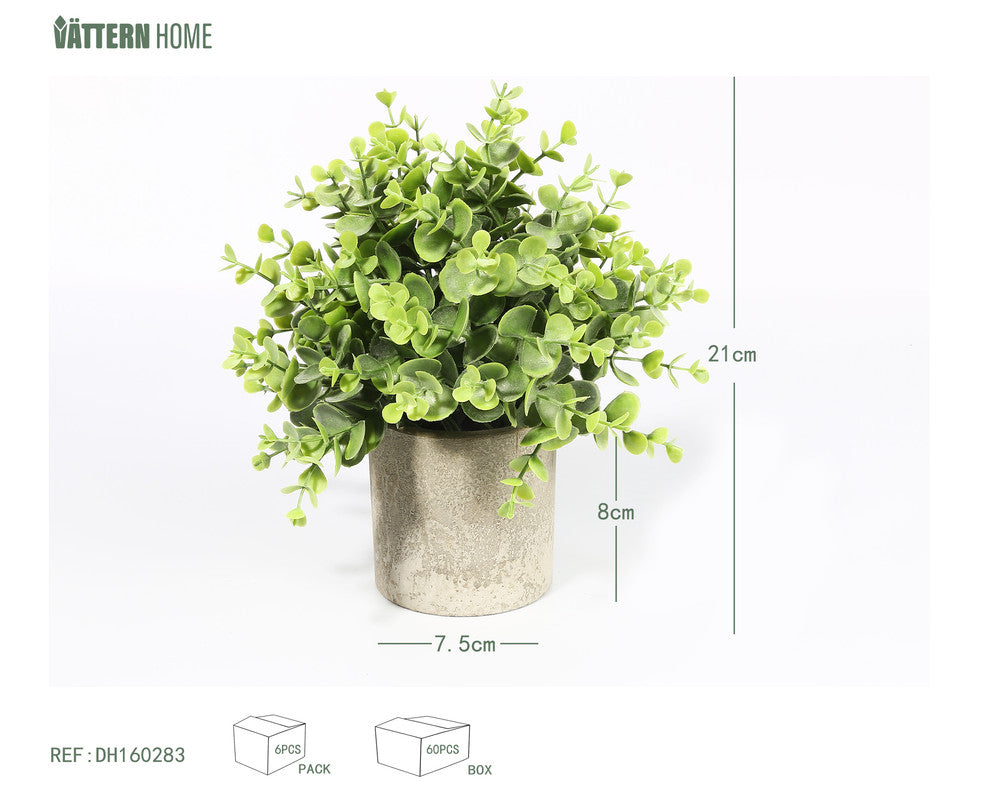 Pianta Artificiale in Vaso Verde