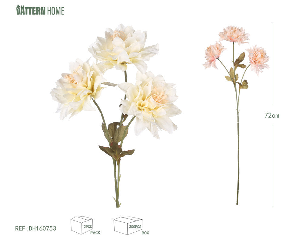 Fiore Artificiale a Tre Boccioli