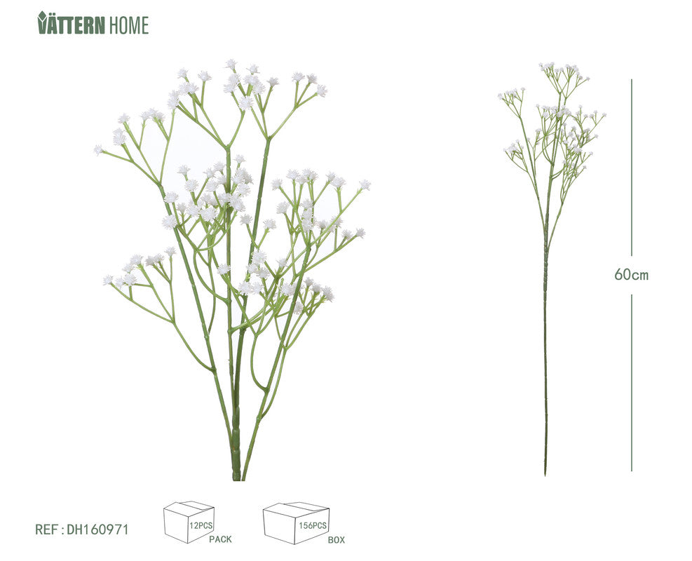 Ramo di Gypsophila Artificiale Bianca