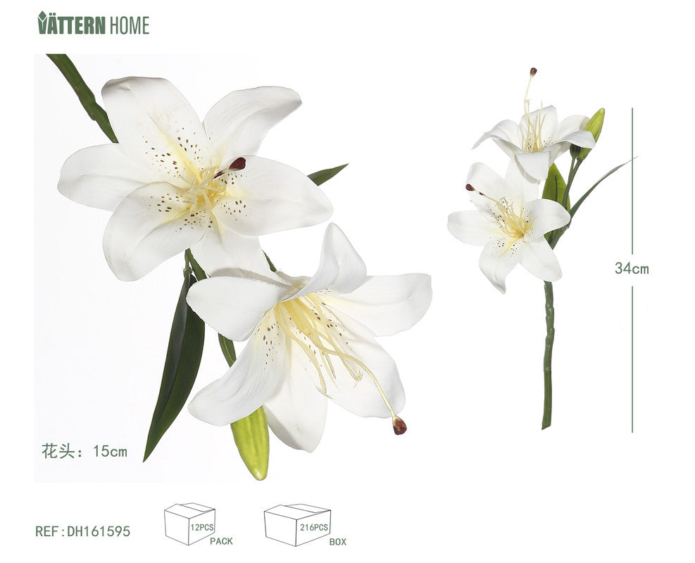 Fiore Artificiale Giglio Bianco – Real Touch