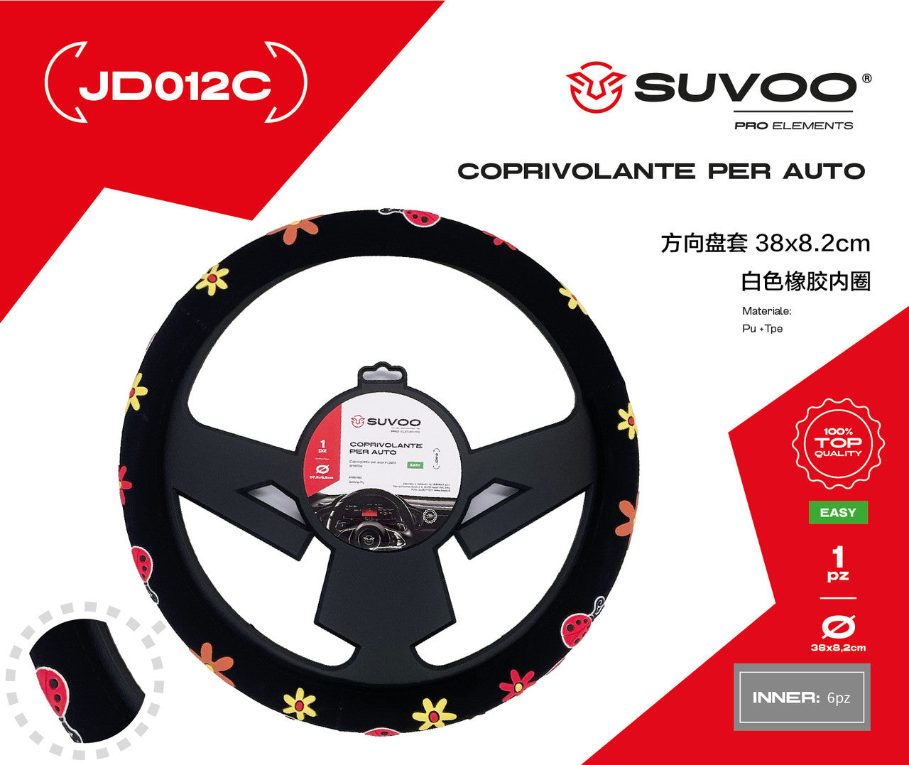 COPRIVOLANTE PER AUTO