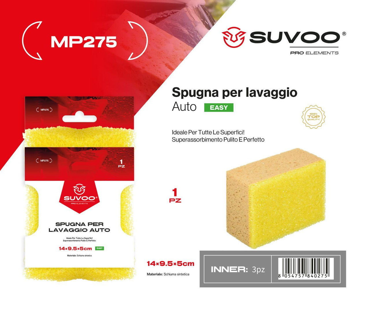 Spugna per Auto Antimoscerino