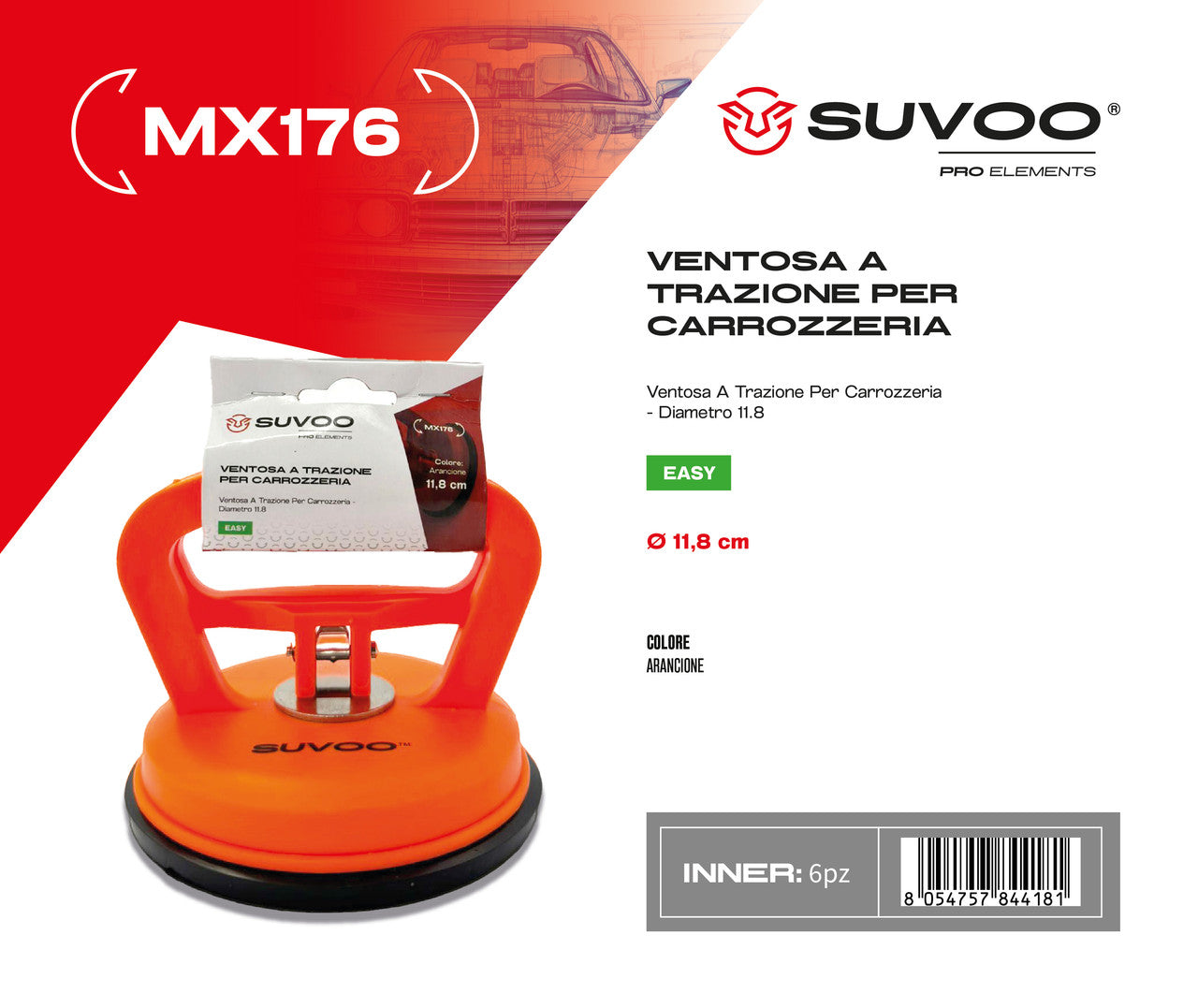 VENTOSA A TRAZIONE PER CARROZZERIA