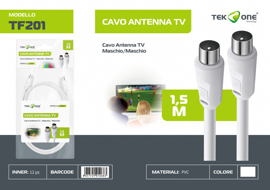 CAVO ANTENNA M/M 1.5MT