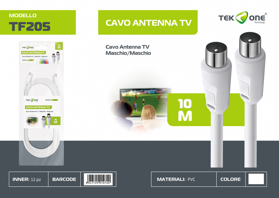 CAVO ANTENNA M/M 10MT
