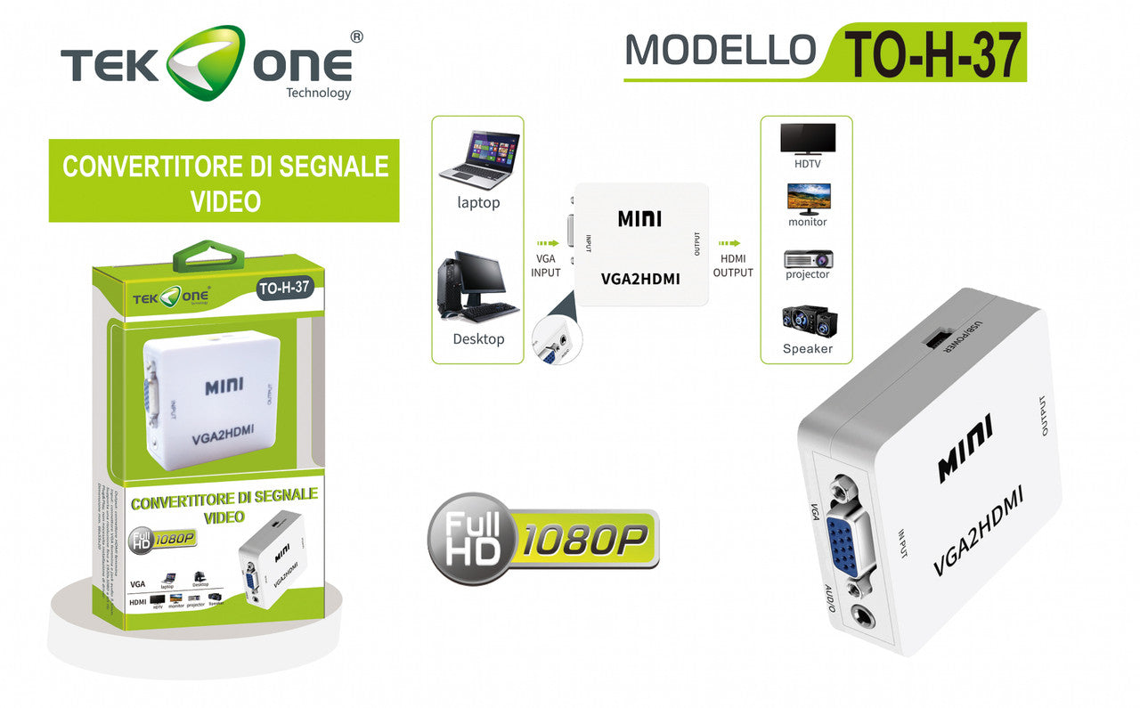 CONVERTER DI SEGNALE VIDEO VGA-HDMI