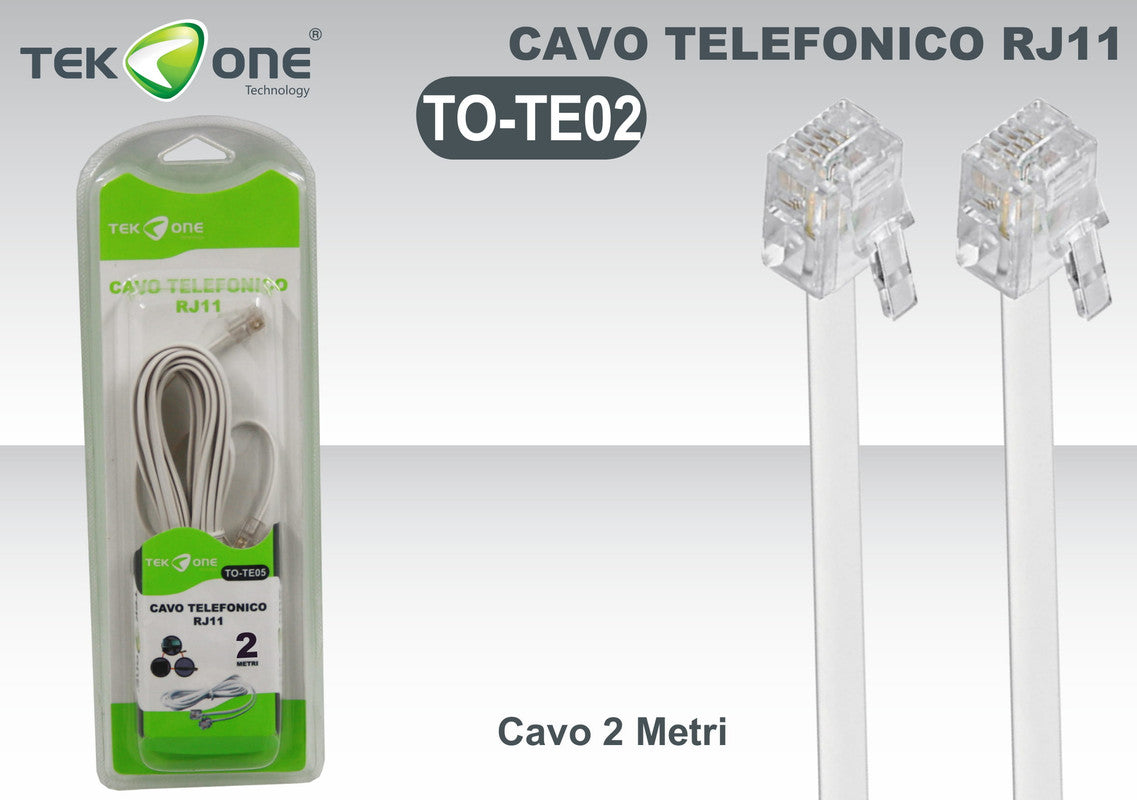 CAVO TELEFONICO 2 M