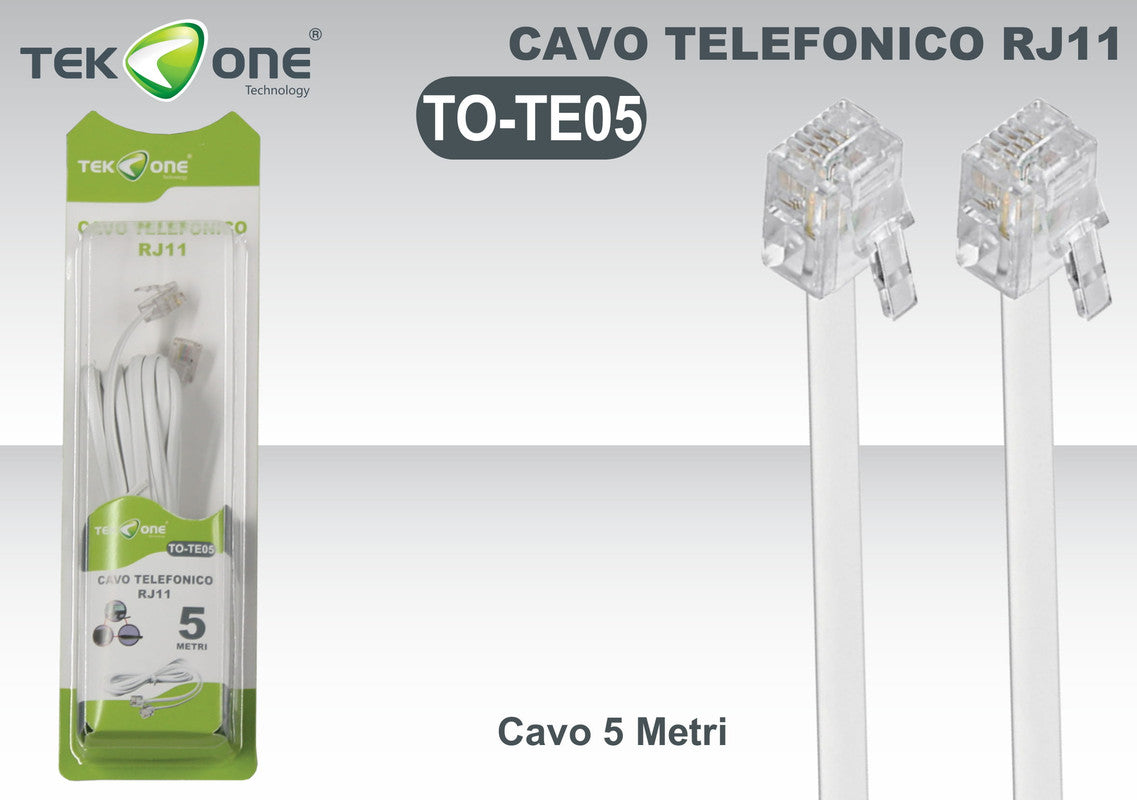 CAVO TELEFONICO 5 M
