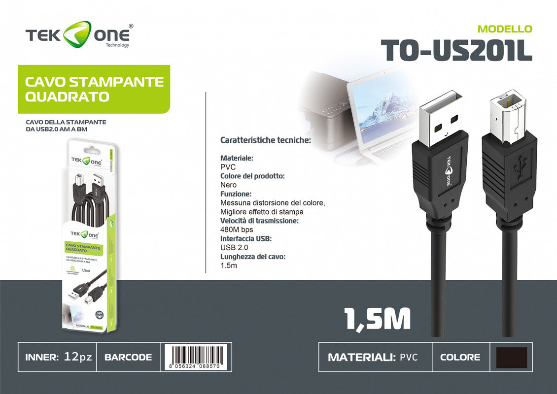 CAVO USB AM/BM STAM.1.5M